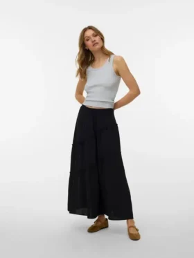 Jupe longue taille haute Vmstella