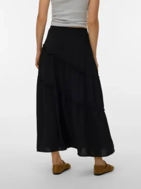 Jupe longue taille haute Vmstella