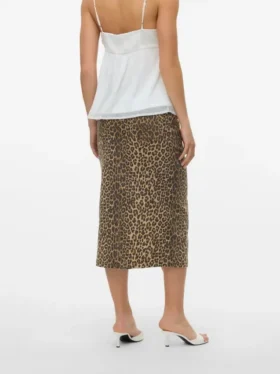 Jupe longue taille haute Vmveri