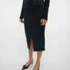 Jupe longue taille haute Vmveri