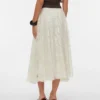 Jupe longue taille haute Vmviola