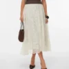 Jupe longue taille haute Vmviola