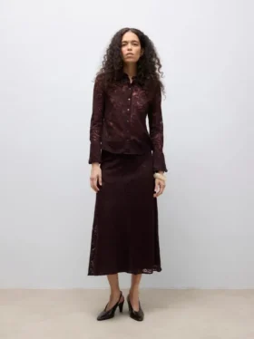 Jupe longue taille mi-haute Awurshila