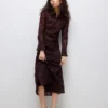 Jupe longue taille mi-haute Awurshila