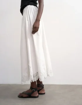 Jupe longue taille mi-haute Tslina