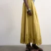 Jupe longue taille mi-haute Tslina
