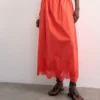 Jupe longue taille mi-haute Tslina