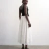 Jupe longue taille mi-haute Tslina