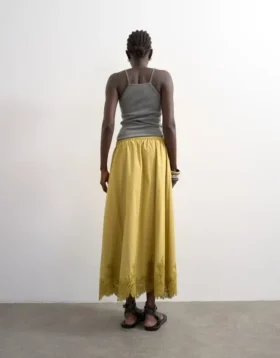 Jupe longue taille mi-haute Tslina