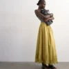 Jupe longue taille mi-haute Tslina