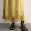 Jupe longue taille mi-haute Tslina