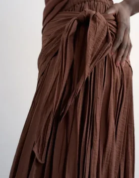 Jupe longue à taille mi-haute Tsnaya