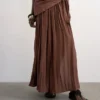 Jupe longue à taille mi-haute Tsnaya