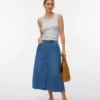 Jupe longue taille mi-haute Vmbirkley