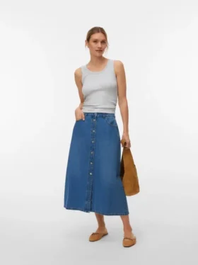 Jupe longue taille mi-haute Vmbirkley