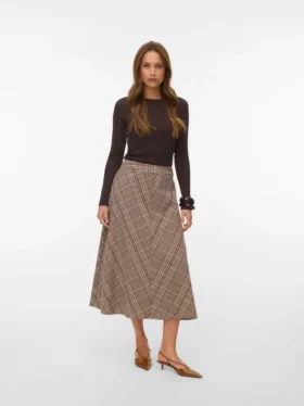Jupe longue taille mi-haute Vmceleste
