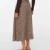 Jupe longue taille mi-haute Vmceleste