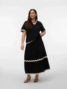 Jupe longue taille mi-haute Vmcjenna