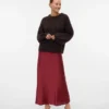 Jupe longue à taille mi-haute Vmgoddess