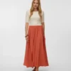 Jupe longue taille mi-haute Vmmira