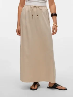 Jupe longue à taille mi-haute Vmmymilo