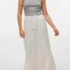 Jupe longue à taille mi-haute Vmmymilo