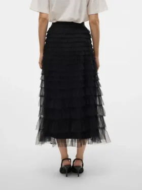 Jupe longue taille mi-haute Vmnaja