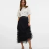 Jupe longue taille mi-haute Vmnaja