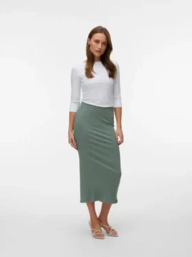 Jupe longue taille mi-haute Vmruby
