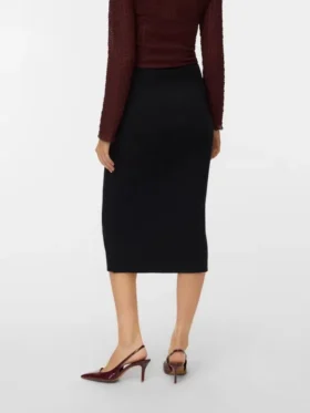 Jupe longue taille mi-haute Vmsaba