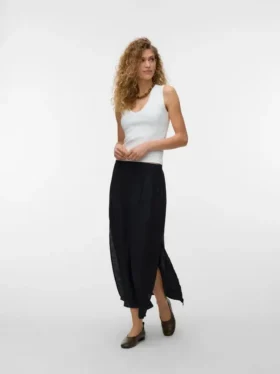 Jupe longue taille mi-haute Vmsiena