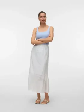 Jupe longue à taille mi-haute Vmtrine