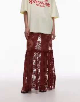 Jupe longue Topshop