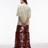 Jupe longue Topshop