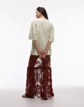 Jupe longue Topshop