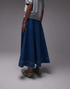 Jupe longue taille haute Tselina