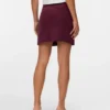 Jupe midi en velours côtelé à taille haute Vmvienna