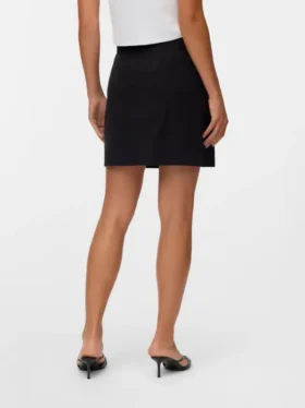 Jupe midi en velours côtelé à taille haute Vmvienna