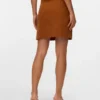 Jupe midi en velours côtelé à taille haute Vmvienna