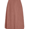 Jupe midi en velours côtelé à taille haute Vmvienna