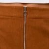 Jupe midi en velours côtelé à taille haute Vmvienna