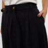Jupe midi en velours côtelé à taille haute Vmvienna
