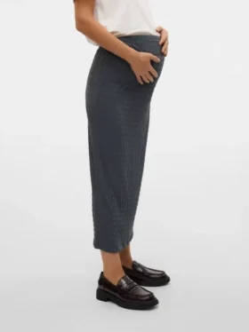 Jupe midi taille haute