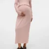 Jupe midi taille haute