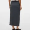 Jupe midi taille haute