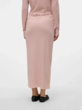Jupe midi taille haute