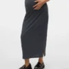 Jupe midi taille haute