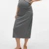 Jupe midi taille haute