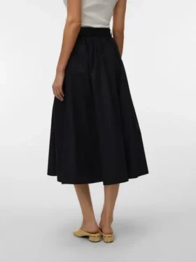 Jupe midi taille haute Awliva