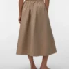 Jupe midi taille haute Awliva